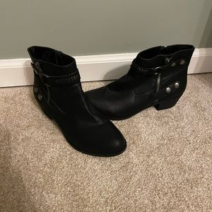 Sold- Black booties- new